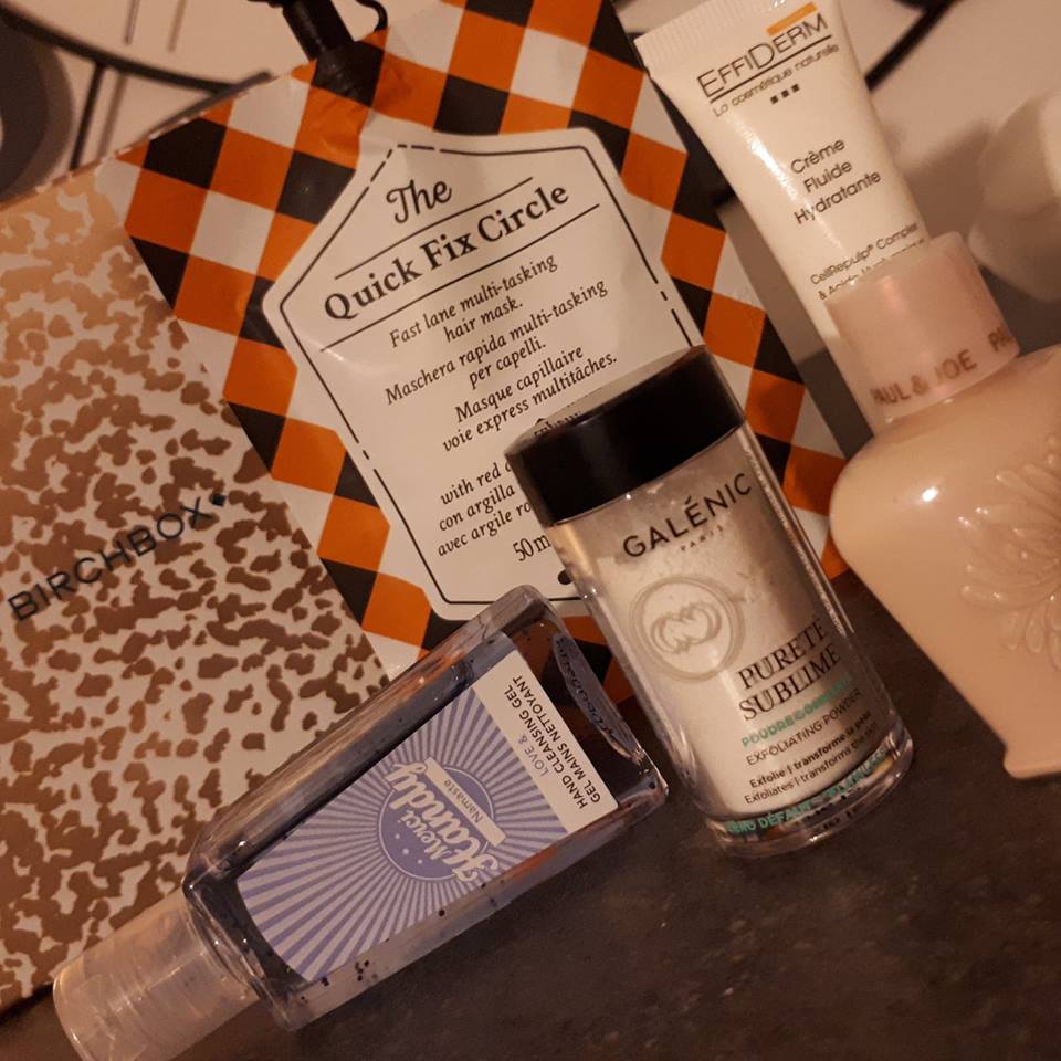 La Birchbox du mois d'octobre: Des filles en Or